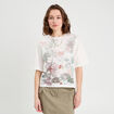 T-shirt manches courtes blanc femme