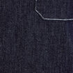 Robe droite courte col v en jean denim brut femme