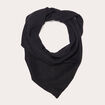 Foulard triangle noir femme