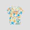 T-shirt enfant mixte manches courtes blanc femme