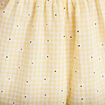 Robe &eacute;vas&eacute;e 3/4 &agrave; fines bretelles jaune clair femme