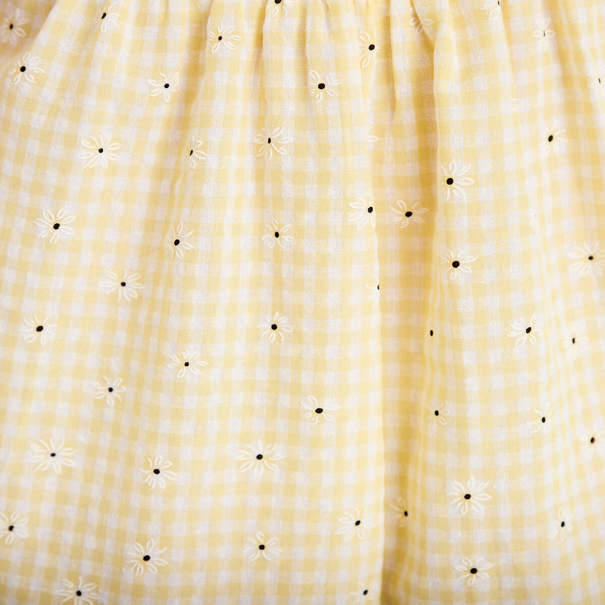 Robe &eacute;vas&eacute;e 3/4 &agrave; fines bretelles jaune clair femme