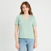 T-shirt manches courtes vert clair femme