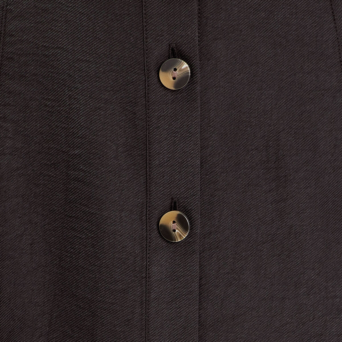 Robe trapèze ceinturée noir femme