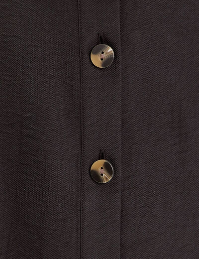 Robe trapèze ceinturée noir femme