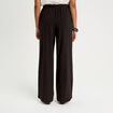 Pantalon large noir femme