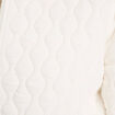 Veste matelassée zippée blanc femme