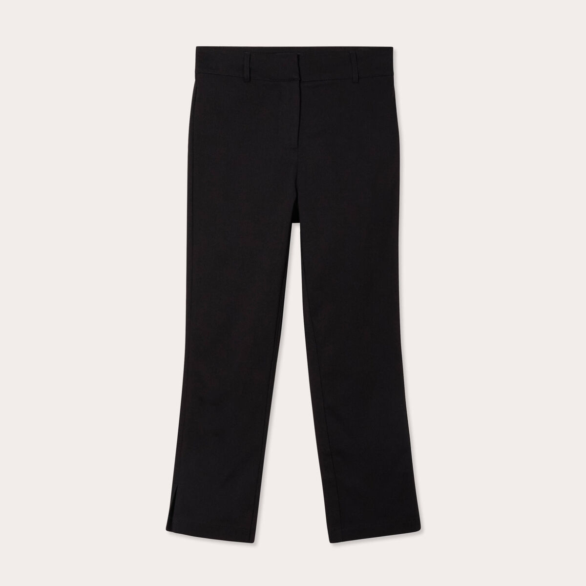 Pantalon capri ajusté 7/8ème noir femme