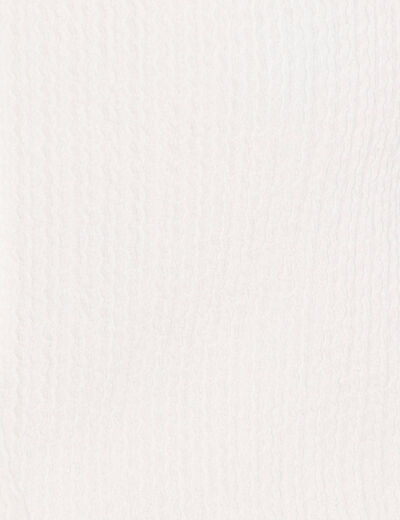 Blouse nouée détails brodés ecru femme