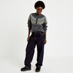 Gilet manches longues gris fonc&eacute; femme
