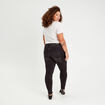 Jeans skinny taille haute denim noir femme