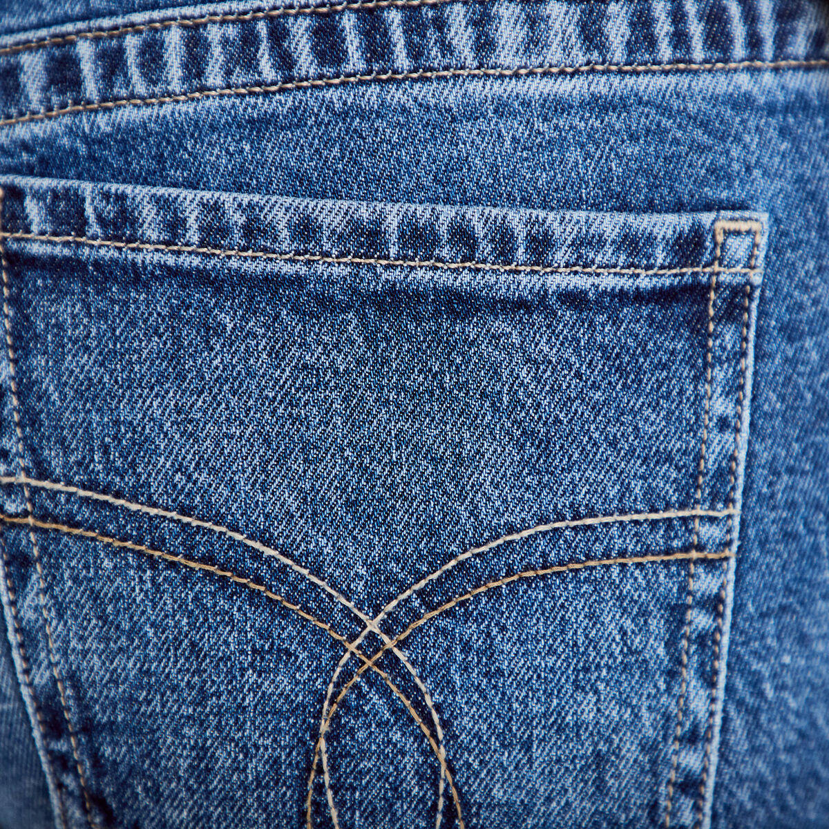 Jean bootcut taille basse denim double stone femme