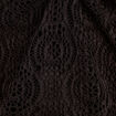 Débardeur cropped dentelle noir femme