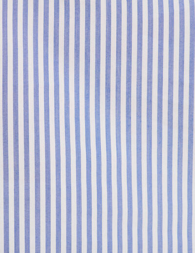 Chemise avec broderie blanc femme