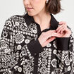Chemise manches longues noir femme