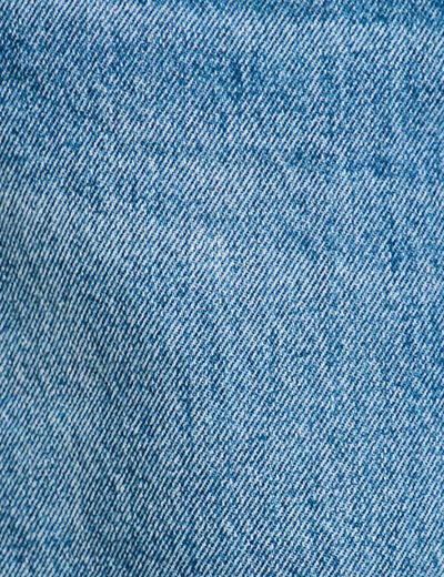 Jeans droit avec ourlets denim double stone femme