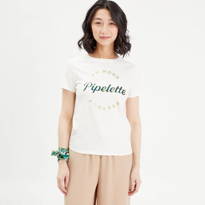 t shirt manches courtes ecru femme T-shirt manches courtes ecru femme