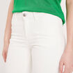 Pantacourt blanc femme