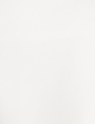 Veste courte détails noeuds blanc femme