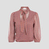 Blouse manches 34 marron femme
