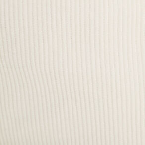 Pantalon straight velours ecru femme