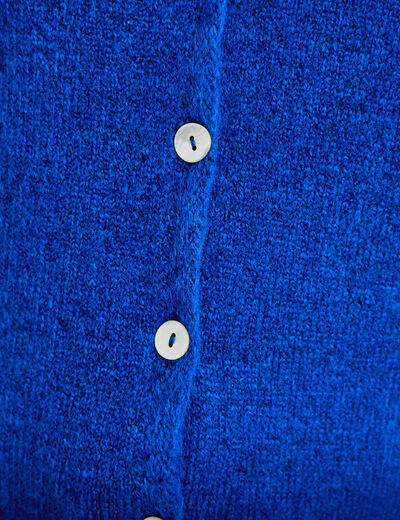 Gilet sans manches bleu electrique femme