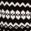 Pull avec col roulé noir femme