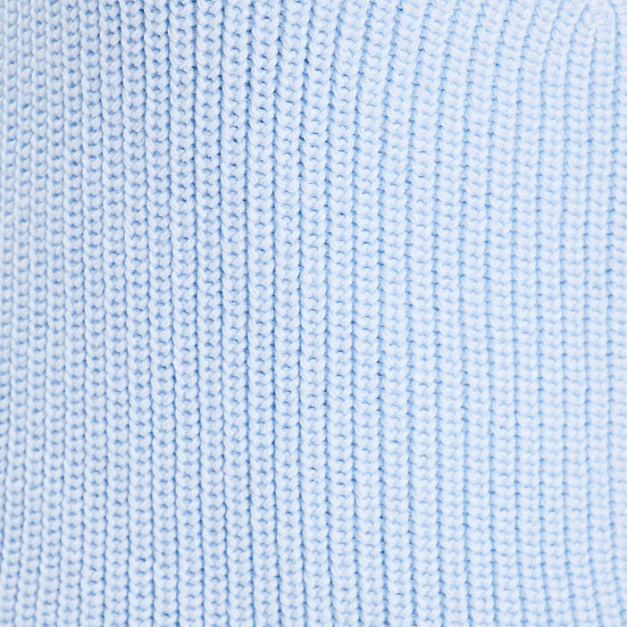 Pull sans manches bleu gris femme