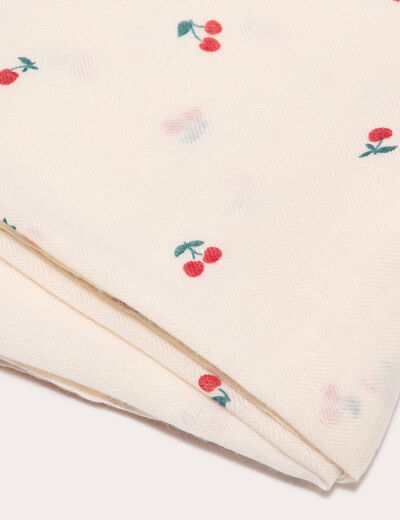 Foulard blanc femme