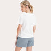 T-shirt manches courtes blanc femme