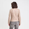 Veste droite zipp&eacute;e sable femme