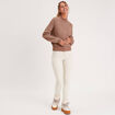 Jeans thermique skinny sable femme