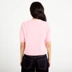 Gilet brod&eacute; manches courtes rose corail femme