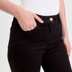 Jeans slim 5 poches denim noir femme