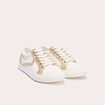 Sneakers plates ecru femme