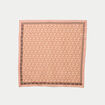 Foulard satin&eacute; soyeux vieux rose femme