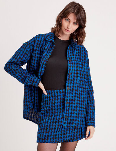 Surchemise manches longues noir femme
