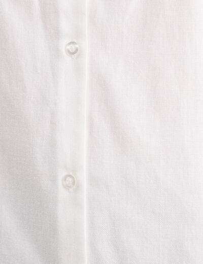 Chemise avec broderie ecru femme