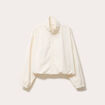 Veste col montant bas resserr&eacute; dentelle ecru femme
