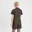 Robe portefeuille gris femme