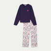 Lot de 2 pyjamas manches longues blanc femme