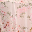 Robe midi évasée col en V rose pastel femme