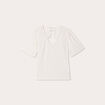 T-shirt manches courtes ecru femme