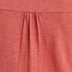 T-shirt boutonn&eacute; sur le devant vieux rose femme