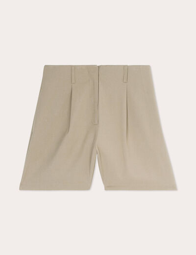 Short city regular vert kaki femme