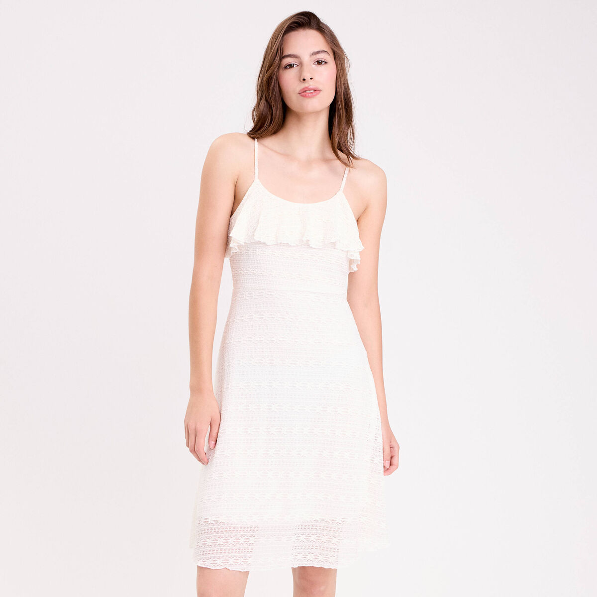 Robe Courte Faith Connexion Taille S - Blanc - Col Rond Sans Manches - Neuf Avec étiquettes