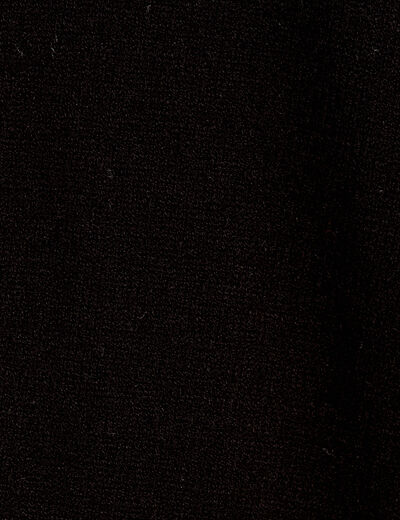 Pull avec broderie noir femme