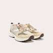 Baskets running à lacets sable femme