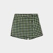 Jupe-short droite noir femme