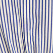 Robe longue chemise ceinturée bleu marine femme